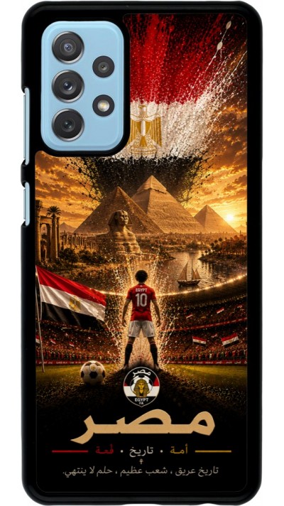 Coque Samsung Galaxy A72 - Football Égypte splash 2026