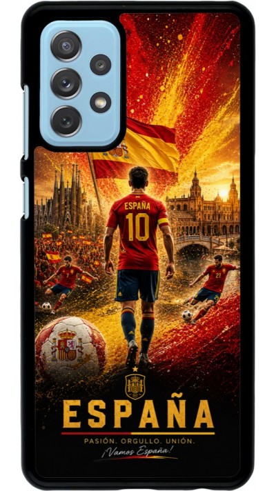 Coque Samsung Galaxy A72 - Football Espagne splash 2026