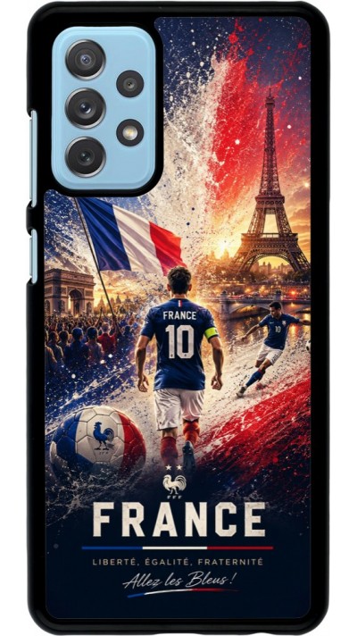 Coque Samsung Galaxy A72 - Football France splash 2026