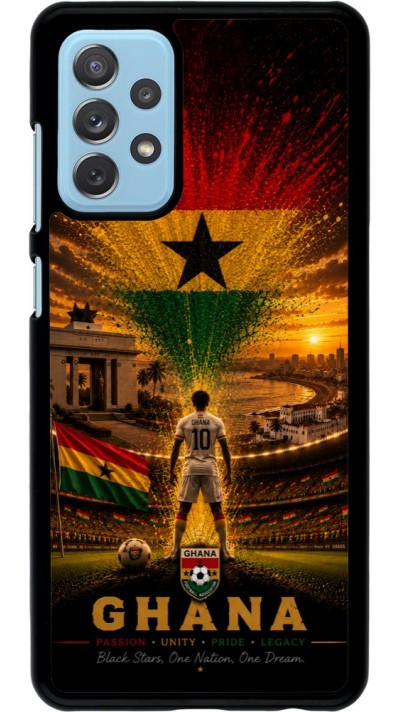 Coque Samsung Galaxy A72 - Football Ghana splash 2026