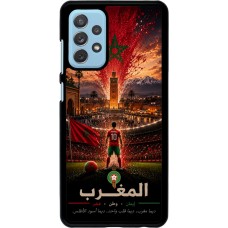 Coque Samsung Galaxy A72 - Football Maroc splash 2026