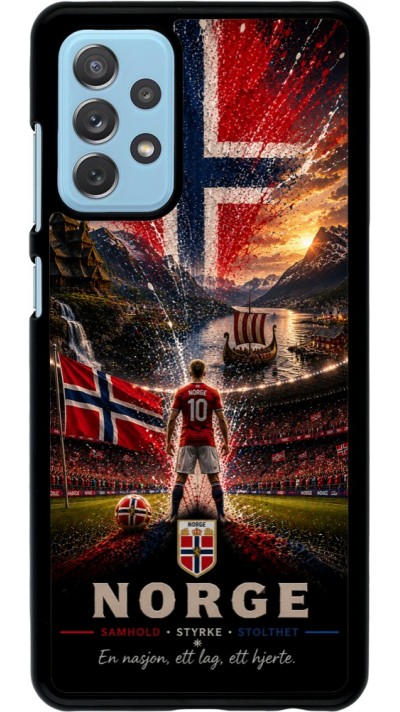 Coque Samsung Galaxy A72 - Football Norvège splash 2026