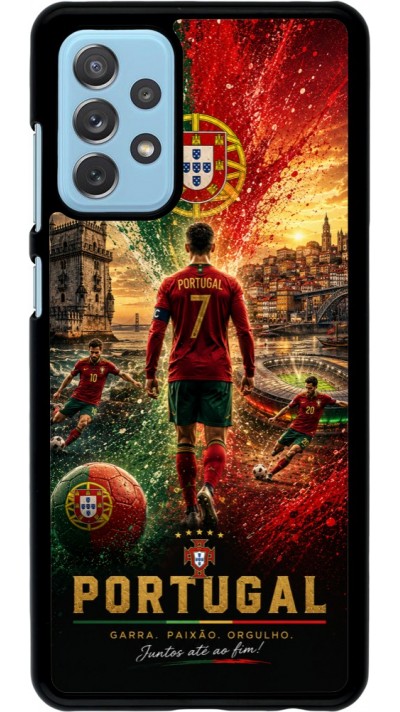 Coque Samsung Galaxy A72 - Football Portugal splash 2026