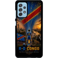 Coque Samsung Galaxy A72 - Football République démocratique du Congo splash 2026