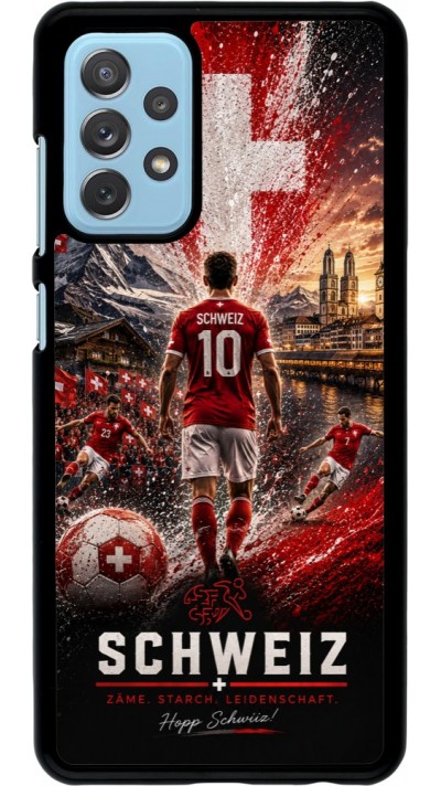 Coque Samsung Galaxy A72 - Football Schweiz splash 2026