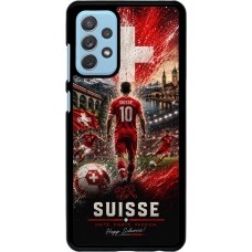Coque Samsung Galaxy A72 - Football Suisse splash 2026