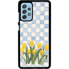 Coque Samsung Galaxy A72 - Blue vichy tulips 2026