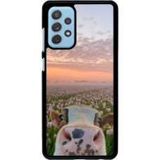 Coque Samsung Galaxy A72 - Cow with tulips 2026