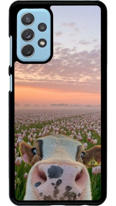 Coque Samsung Galaxy A72 - Cow with tulips 2026