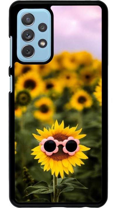 Coque Samsung Galaxy A72 - Sunflower with glasses 2026