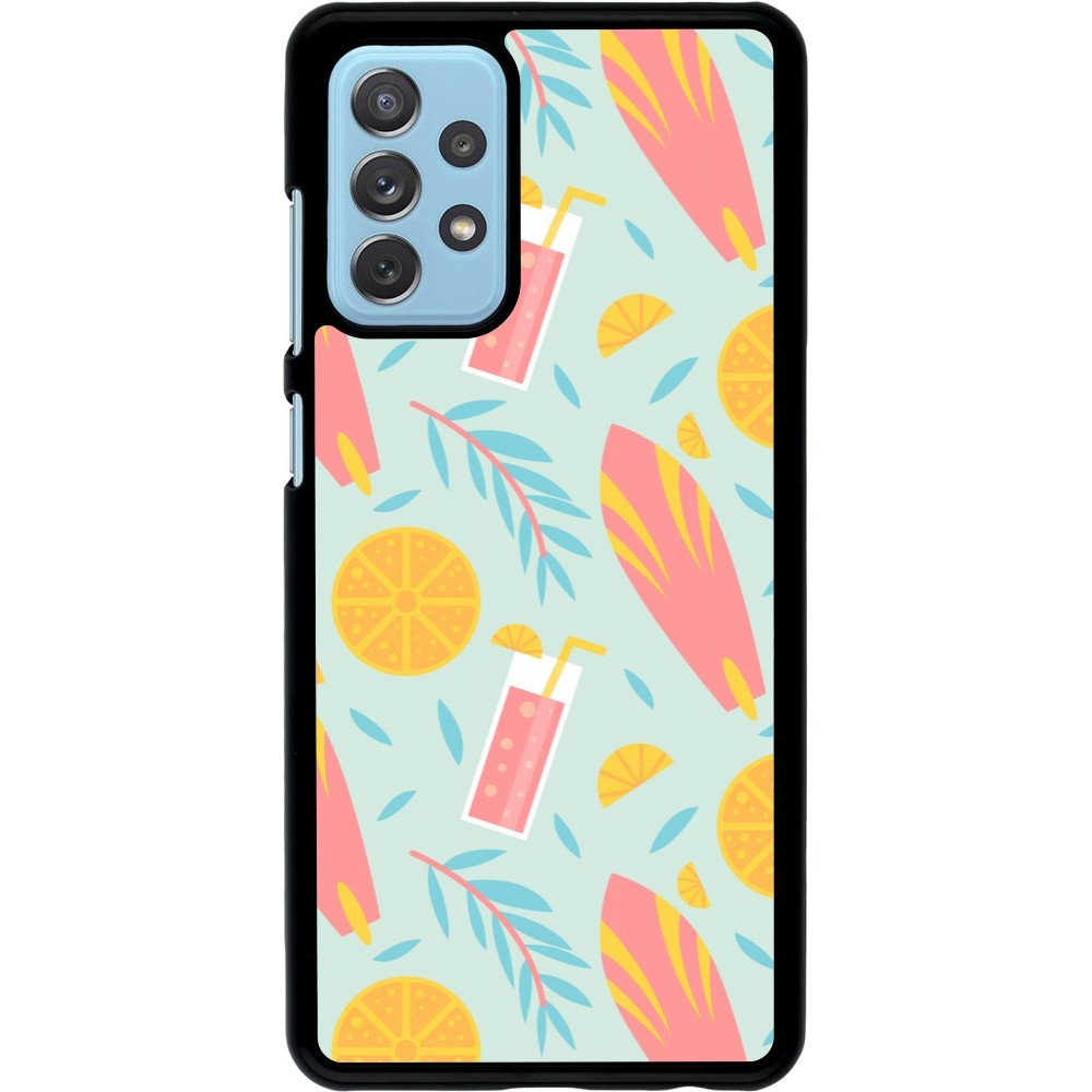 Coque Samsung Galaxy A72 - Summer 2025 Pattern citron