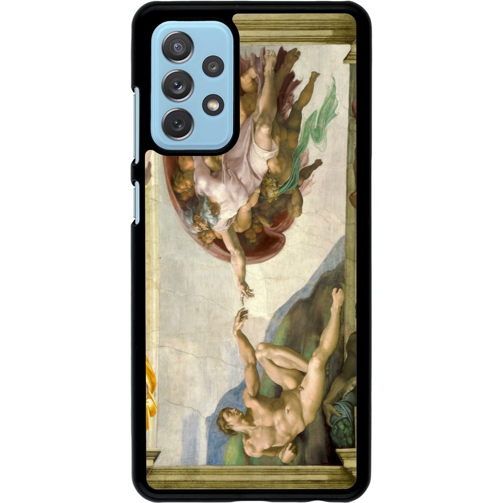 Coque Samsung Galaxy A72 - Tableau art - La Création d’Adam - Michel-Ange