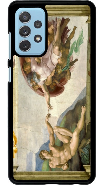 Coque Samsung Galaxy A72 - Tableau art - La Création d’Adam - Michel-Ange