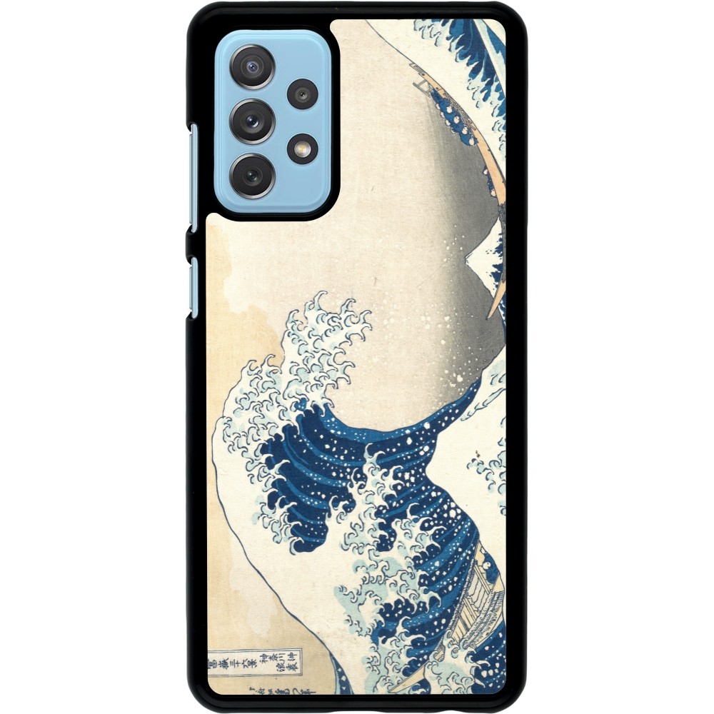 Coque Samsung Galaxy A72 - Tableau art - La Grande Vague de Kanagawa - Hokusai