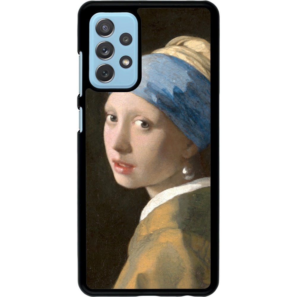 Coque Samsung Galaxy A72 - Tableau art - La Jeune fille à la perle - Johannes Vermeer