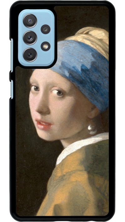 Coque Samsung Galaxy A72 - Tableau art - La Jeune fille à la perle - Johannes Vermeer