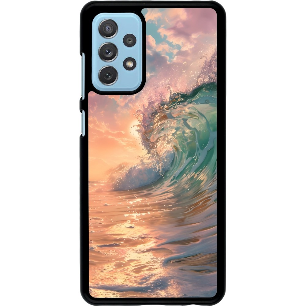 Samsung Galaxy A72 Case Hülle - Wave Sunset