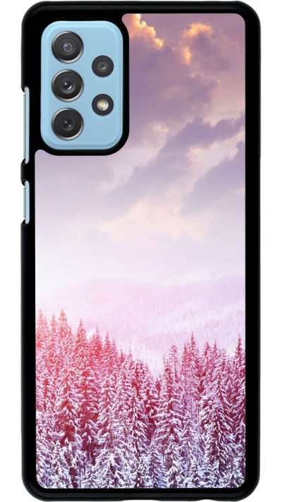 Coque Samsung Galaxy A72 - Winter 22 Pink Forest