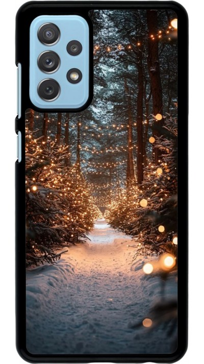 Coque Samsung Galaxy A72 - Winter 25 Winter snowy road