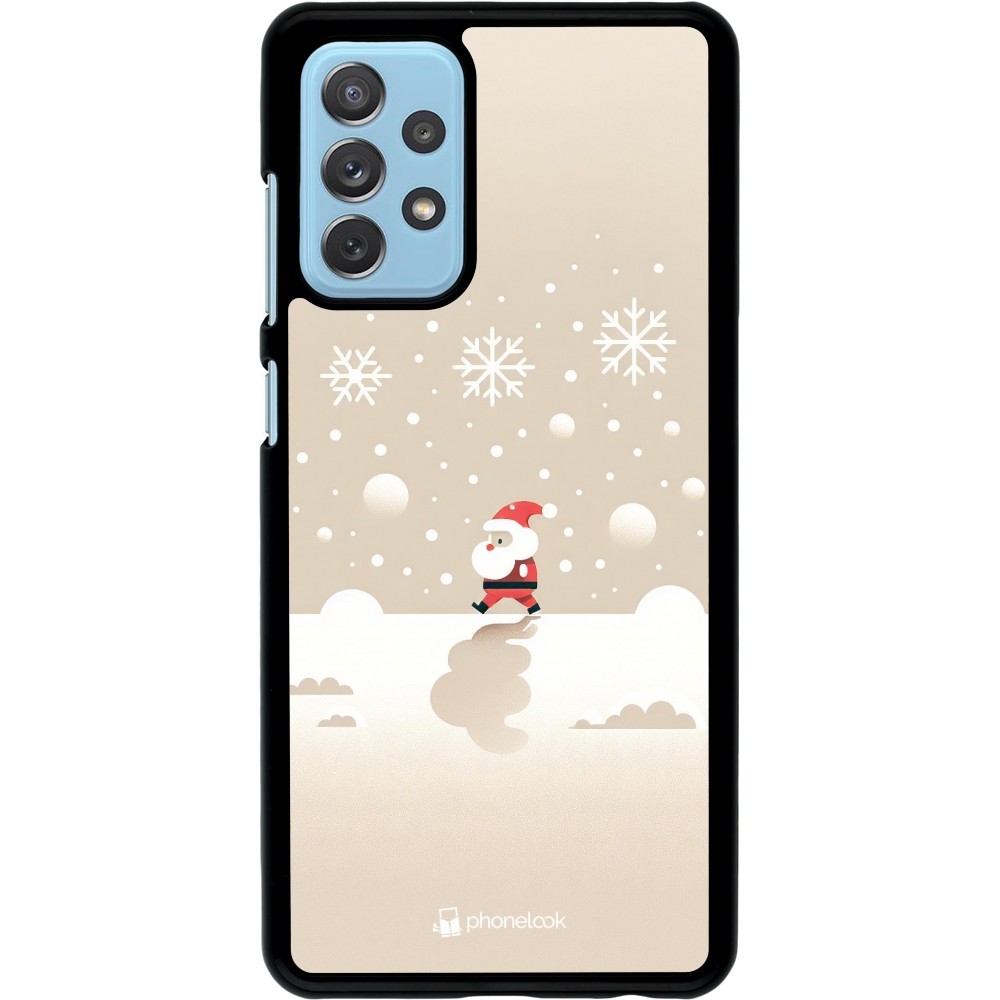 Samsung Galaxy A72 Case Hülle - Weihnachten 2023 Minimalistischer Weihnachtsmann