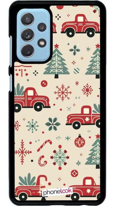 Samsung Galaxy A72 Case Hülle - Weihnachten 2024 Lkw Tanne