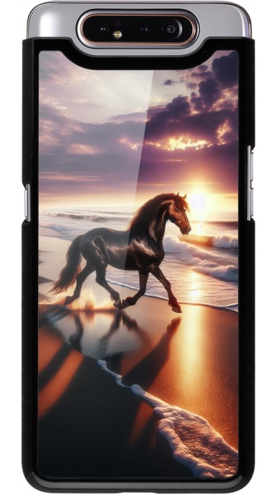 Coque Samsung Galaxy A80 - Cheval majestueux plage