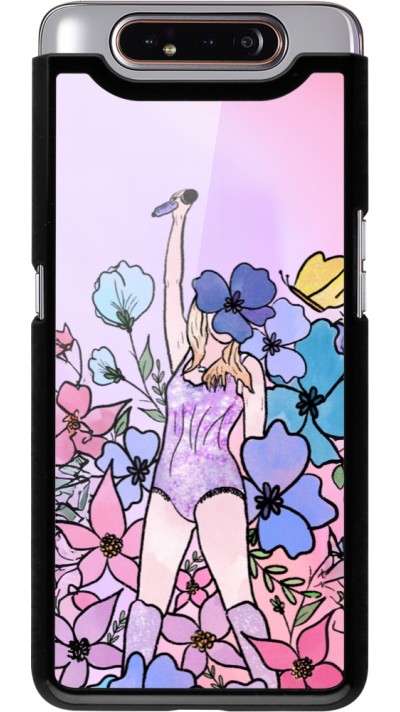Coque Samsung Galaxy A80 - Taylor Swift Sketch - Pink