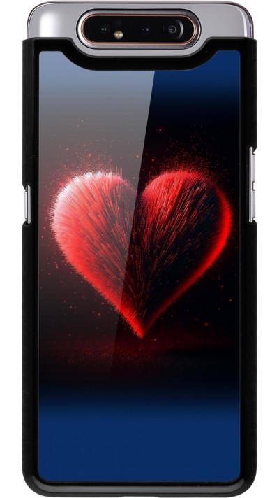 Coque Samsung Galaxy A80 - Valentine 2025 coeur rouge