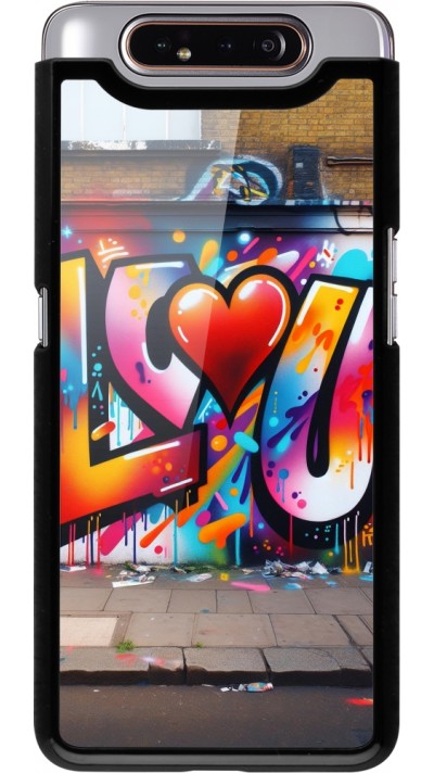 Coque Samsung Galaxy A80 - Valentine 2025 Love U Tag