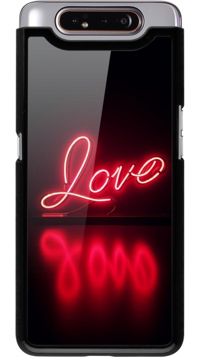 Coque Samsung Galaxy A80 - Valentine 2025 Neon Love