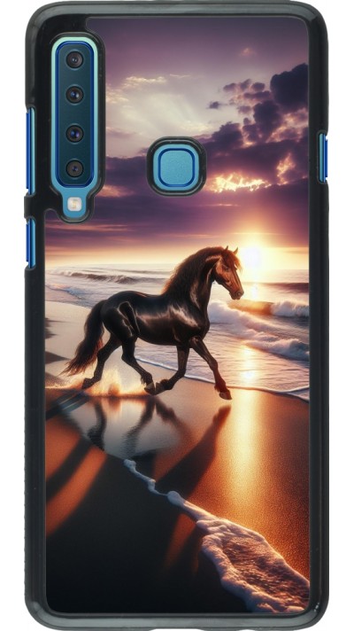 Coque Samsung Galaxy A9 - Cheval majestueux plage
