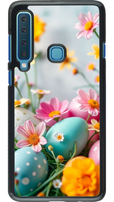 Coque Samsung Galaxy A9 - Easter 2026 Eggs with flowers