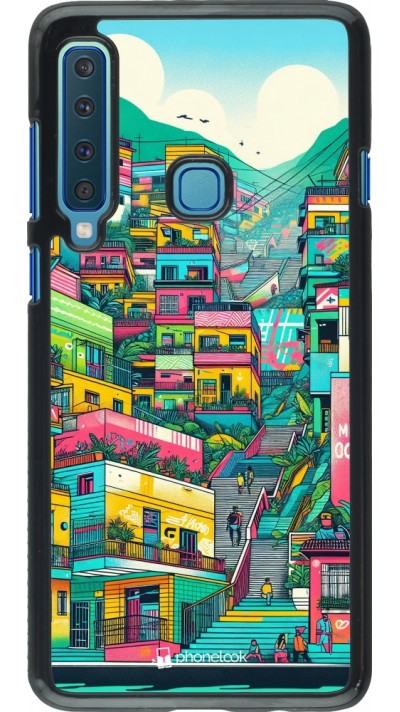 Coque Samsung Galaxy A9 - Medellin Comuna 13 Art Coque Samsung Galaxy A9 - Medellin Comuna 13 Art
