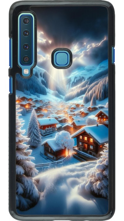 Coque Samsung Galaxy A9 - Mont Neige Lumière Coque Samsung Galaxy A9 - Mont Neige Lumière
