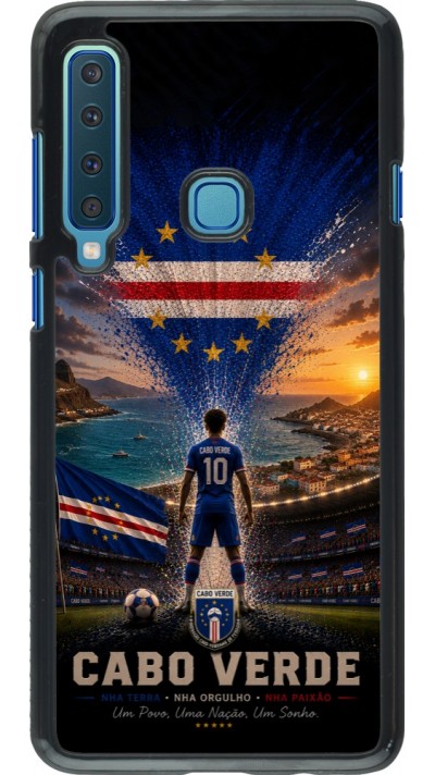 Coque Samsung Galaxy A9 - Football Cap-Vert splash 2026