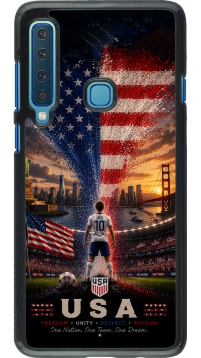 Coque Samsung Galaxy A9 - Football États-Unis splash 2026
