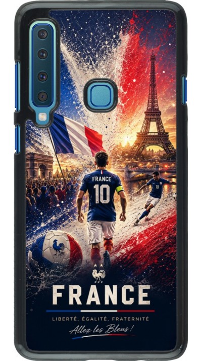Coque Samsung Galaxy A9 - Football France splash 2026