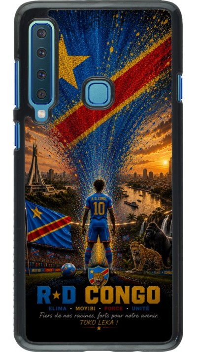 Coque Samsung Galaxy A9 - Football République démocratique du Congo splash 2026