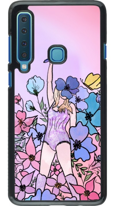 Coque Samsung Galaxy A9 - Taylor Swift Sketch - Pink