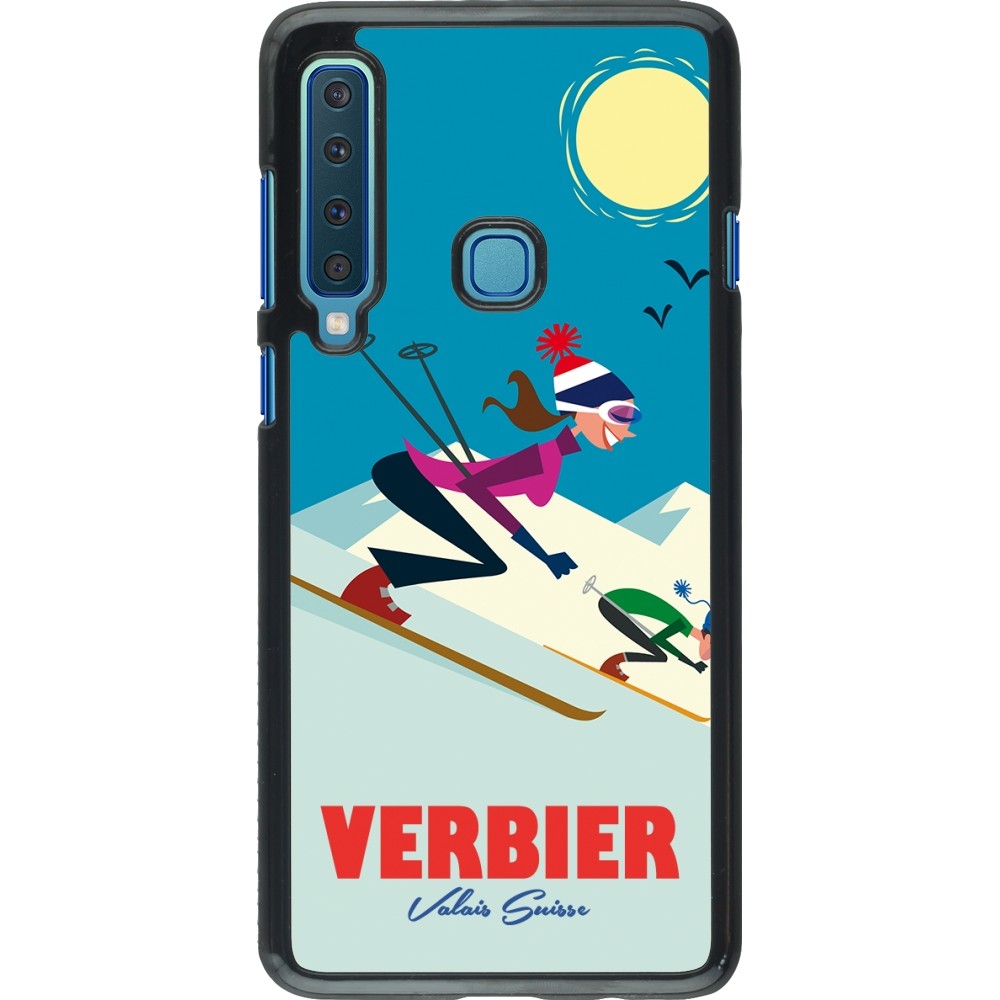 Coque Samsung Galaxy A9 - Verbier Ski Downhill
