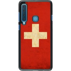 Coque Samsung Galaxy A9 - Vintage Flag SWISS