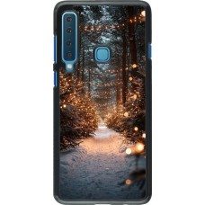 Samsung Galaxy A9 Case Hülle - Winter 25 Winter snowy road