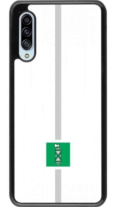 Coque Samsung Galaxy A90 5G - Canton SG blanc