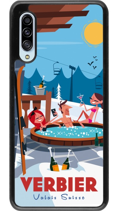 Coque Samsung Galaxy A90 5G - Verbier Mountain Jacuzzi