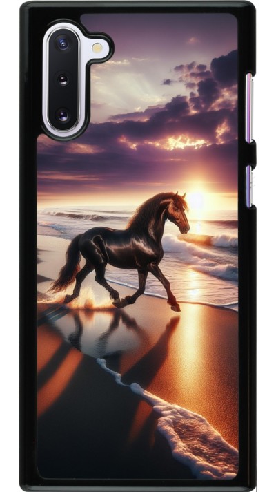 Samsung Galaxy Note 10 Case Hülle - Pferd majestätisch Strand
