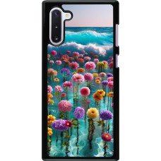 Coque Samsung Galaxy Note 10 - Flower sea waves