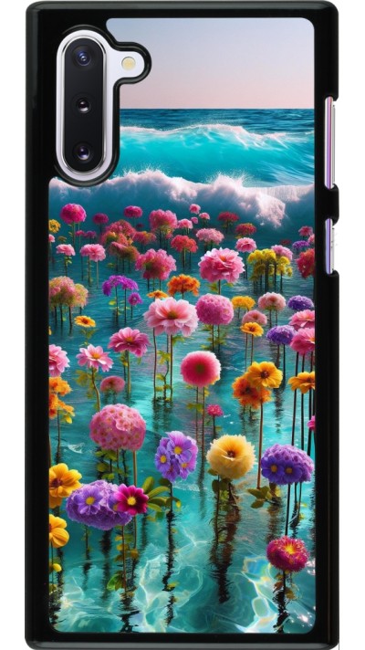 Coque Samsung Galaxy Note 10 - Flower sea waves