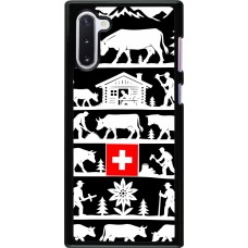 Coque Samsung Galaxy Note 10 - Poya Suisse 1 noir