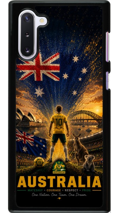 Coque Samsung Galaxy Note 10 - Football Australie splash 2026