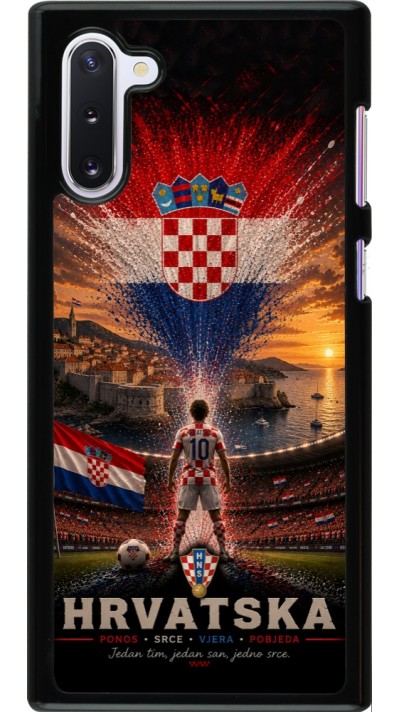 Coque Samsung Galaxy Note 10 - Football Croatie splash 2026